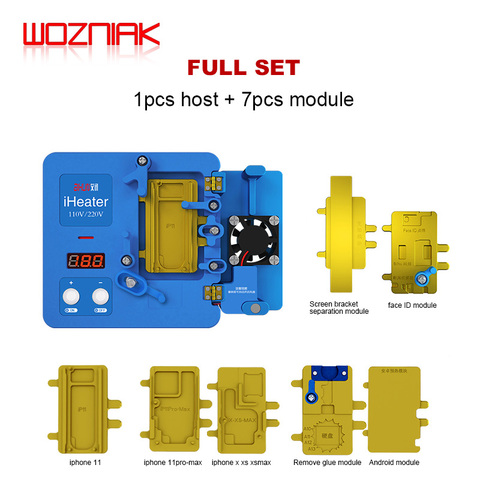 Placa de calentamiento de plataforma de termostato de estación de precalentamiento JC iHeater 220V/110V para iPhone Android 11 Pro X XS MAX Motherboard Fixtur ► Foto 1/6