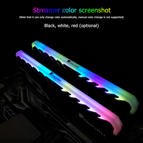 RGB PC de escritorio disipador para memoria RAM duradero práctico Multi-funcional clásico disipador de calor esparcidor para DDR DDR3 DDR4 de refrigeración de memoria ► Foto 1/1