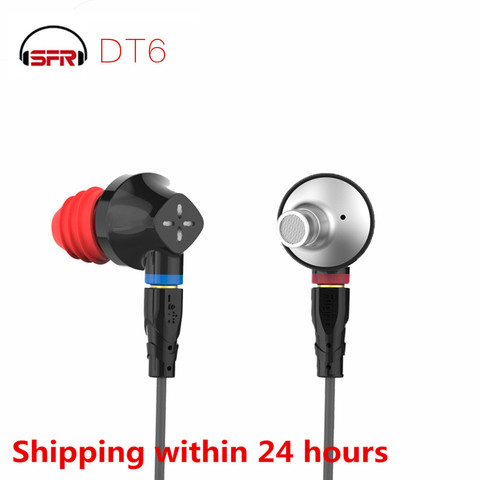 SENFER-auriculares internos DT6 1BA + 1DD, HIFI, deportivos, para correr, desmontables, Cable MMCX, PT25, PT15, DT8, T2, ZST, envío en 24 horas ► Foto 1/6