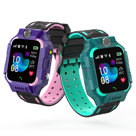 Reloj inteligente Q19 para niños, dispositivo resistente al agua IP67, 2G, tarjeta SIM, LBS, rastreador, cámara, llamada de emergencia, recordatorio de ubicación, antipérdida, PK Q50 Q12 ► Foto 1/6