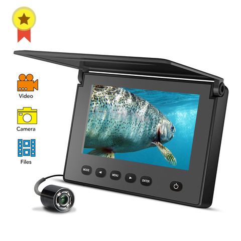 LUCKY cámara portátil de visión nocturna y pesca submarina cámara de visión nocturna 4,3 pulgadas impermeable IP68 20M Cable para hielo/Mar ► Foto 1/6