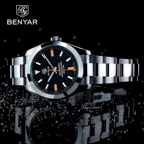 BENYAR-Relojes de pulsera mecánicos para hombre, de negocios, deportivos, automáticos, masculino, 2022 ► Foto 1/6