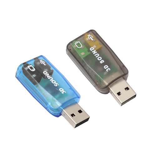 Tarjeta de sonido USB externa Adaptador de Audio tarjeta de sonido 3D 5,1 USB a 3,5mm enchufe de auricular con micrófono interfaz de auriculares estéreo para portátil PC ► Foto 1/6