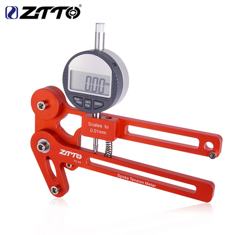 ZTTO-Medidor de tensión de bicicleta, herramienta electrónica de precisión, comprobador de radios, tensor de rueda de bicicleta, TC-02 estable y precisa ► Foto 1/6