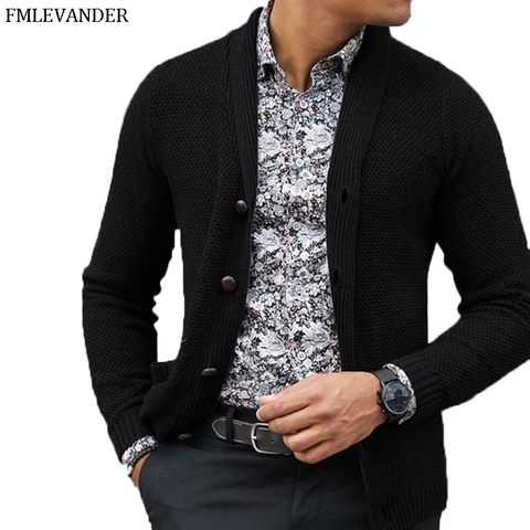 Ropa De Hombre Otoño Invierno 2022 Men s prendas De vestir moda Cardigan hombres Jersey abrigo ► Foto 1/5