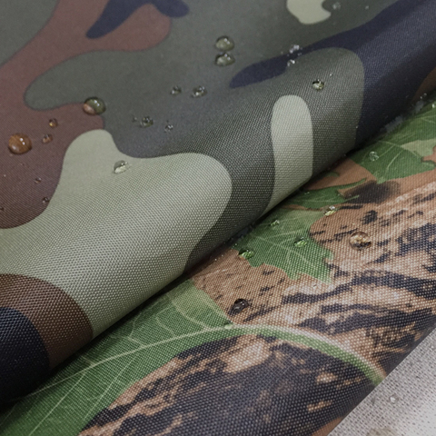 Tamaño 1*1,5 metros de ancho 150cm. Tela Oxford con revestimiento impermeable de camuflaje para árboles y bosque 150D ► Foto 1/6