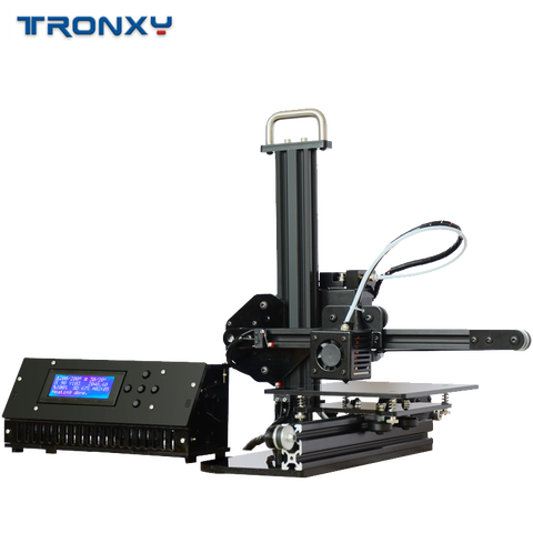 Tronxy-impresora 3D X1, guía lineal de polea, compatible con impresión de tarjeta SD, pantalla LCD, alta precisión, Mini, fácil de instalar ► Foto 1/6