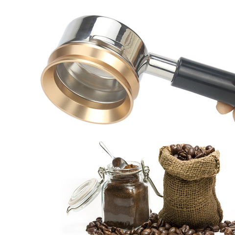 Embudo dosificador Espresso, anillo de dosificación de aluminio, precisión 51/54/58mm, Breville Delonghi, portafiltros, embudo, herramienta para olla de café ► Foto 1/6
