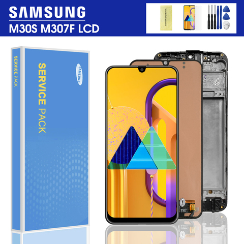 6,4 pulgadas M30S 2022 LCD para Samsung Galaxy M30S M307 M307F LCD pantalla táctil digitalizador montaje reemplazo ► Foto 1/6