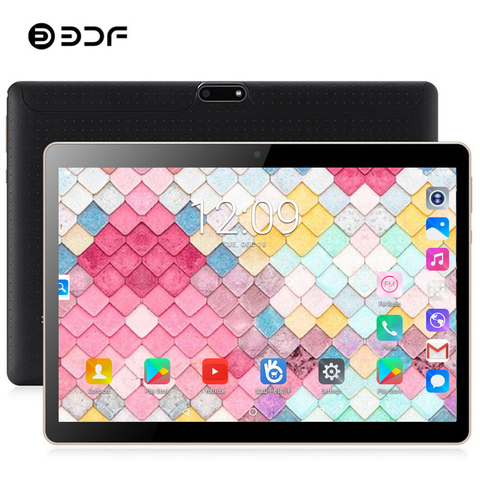 BDF 10 pulgadas Tablet Pc Android OS Quad Core 1GB/16GB IPS 1280*800 Tablet teléfono llamada mejor venta Tab Android 2022 ► Foto 1/6