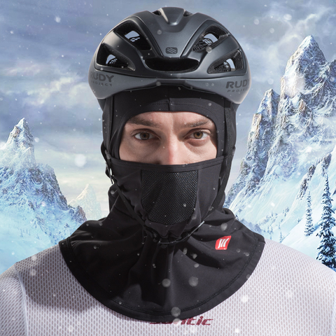 Santic-gorro de ciclismo para hombre, máscara deportiva que mantiene el calor, para ciclismo de montaña o carretera, a prueba de viento, K20M7180H ► Foto 1/1