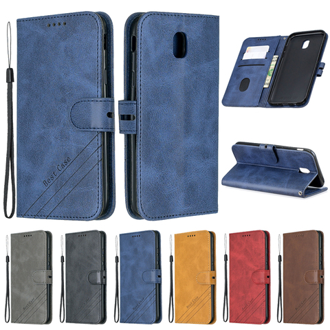 Funda de cuero con tapa para Samsung Galaxy J5 2017, carcasa magnética para teléfono Samsung J5 2017 J530 / J5 2016 ► Foto 1/6