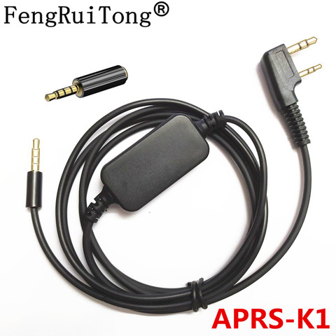 Cable de APRS-K1 (Cable de interfaz de Audio) para BaoFeng UV5R UV-82 5RA 5RB WOUXUN TYT (APRSpro, APRSDroid, Compatible con Android, iOS ► Foto 1/2