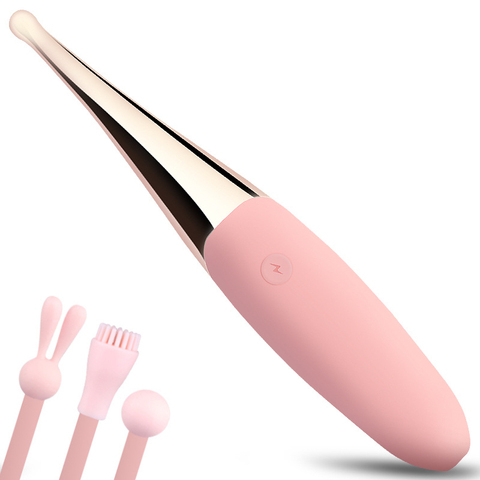 Juguetes sexuales para mujeres, masturbación, clítoris, vibrador para clítoris, Anal, estimulación del punto G, uretra, varita de silicona, 12 velocidades, productos para adultos ► Foto 1/6