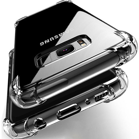 Funda a prueba de golpes para Samsung Galaxy S10 Plus lite S10e S20 S8 S9 plus, funda trasera de silicona para Samsung Note 20 10 9 8 ► Foto 1/6