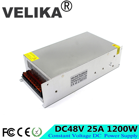 Interruptor de fuente de alimentación 24V DC 12V 15V 18V 36V 48V 60 V W 100W 120W 150W 180W 200W 300W 350W 400W 500W 600W 720W 800W 1000W 1200W SMPS ► Foto 1/6