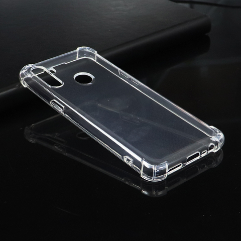 Funda trasera de silicona blanda de TPU para móvil Realme C3, carcasa transparente HD a prueba de golpes ► Foto 1/6