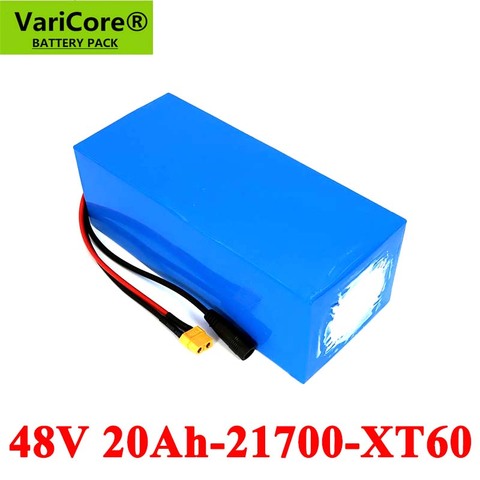 VariCore-batería de litio de 48V, 20AH, 21700 13S4P, alta potencia, 800W, 54,2 v, 20000mAh, triciclo, batería de bicicleta eléctrica ► Foto 1/6