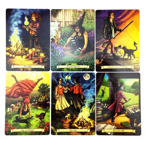 Oráculo de bruja de uso diario, Tarot de cartas 40, juego de mesa completo en inglés, adivinación, destino, novedad de 2022 ► Foto 1/6