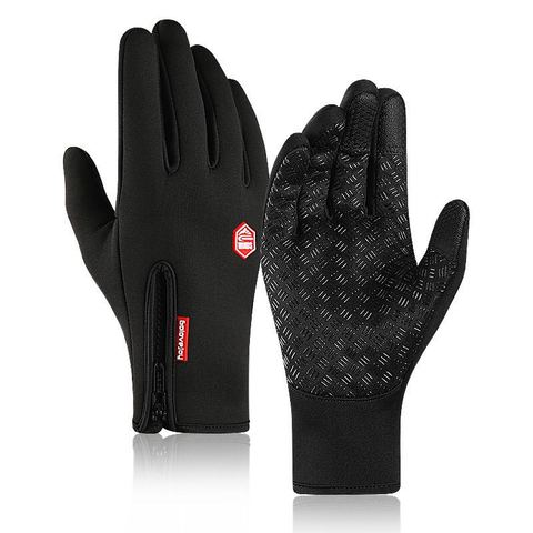 Guantes de ciclismo impermeables para hombre, cálidos guantes impermeables para ciclismo, Camping, motocicleta, senderismo, pantalla táctil, a prueba de viento, correr, mujer ► Foto 1/6