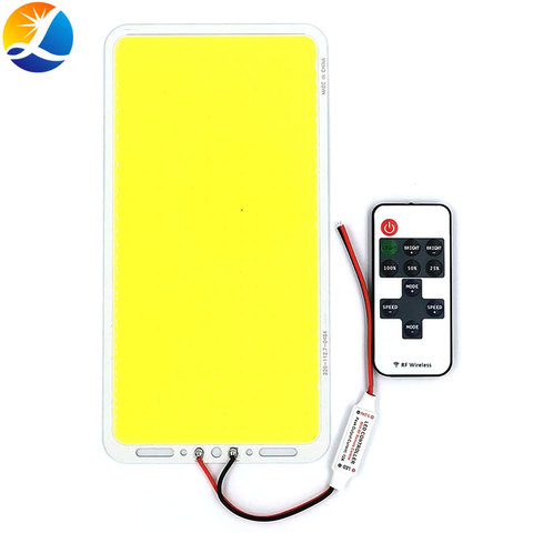 Panel de luz LED COB regulable, 220x113mm, 200W, Bombilla de Control remoto con atenuador, tablero de lámpara LED de 12V para iluminación interior y exterior, bricolaje ► Foto 1/6