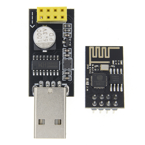 Adaptador de programador ESP01 UART GPIO0 ESP-01, adaptador ESP8266 CH340G USB a ESP8266 Serial, Módulo de placa de desarrollo Wifi inalámbrico ► Foto 1/6