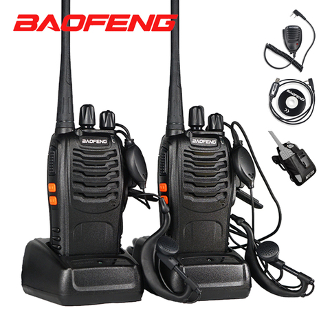 De Baofeng BF 888S Radio de dos vías BF-888S 6km Walkie Talkie 5W portátil CB Ham Radio comunicador de mano transceptor HF Interphone ► Foto 1/6