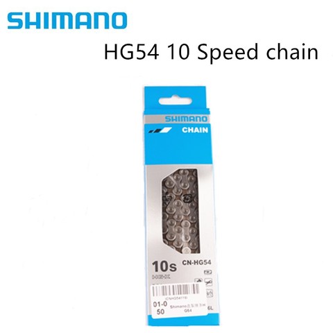 SHIMANO CN HG54 10S Cadena de velocidad 116L enlace para MTB bicicleta de montaña bicicleta de carretera CN-HG54 eslabones 116 ► Foto 1/3