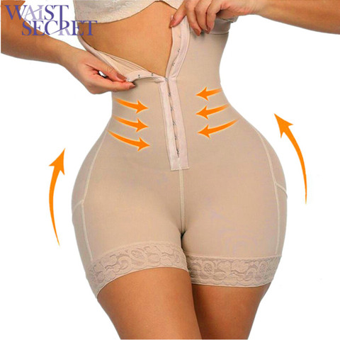 Corsé secreto de cintura moldeador de cuerpo cintura alta adelgazante Control de abdomen adelgazamiento de la barriga ropa interior elevador de glúteos y cadera Shaperwear de talla grande ► Foto 1/6