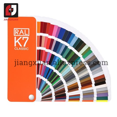 Tarjeta de color RAL Original de Alemania, tabla de colores estándar internacional Ral K7 para pintar, 213 colores con caja de regalo ► Foto 1/5