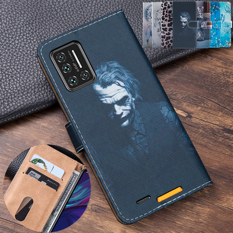 Funda de cuero con dibujo de payaso para UMIDIGI Bison, funda con soporte para teléfono, mate, 6,3 pulgadas, 3D ► Foto 1/6