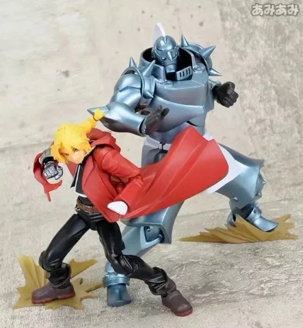 Fullmetal Alchemist Alphonse Elric Edward, figuras de acción de juguete, muñeco de regalo de Navidad, 16cm ► Foto 1/6