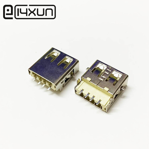 10 Uds. De adaptador de enchufe de carga USB 2,0 de 4 pines A tipo conector de enchufe hembra para Cable PCB SDA ► Foto 1/3