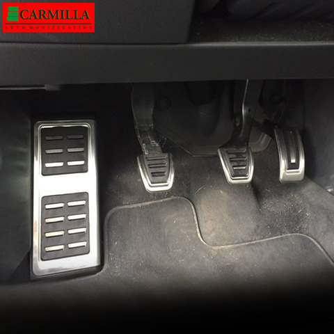 Coche de pedales para Volkswagen VW Touran LHD 2016, 2017, 2022, 2022, 2022, 2022 de Gas de acero inoxidable de Pedal de freno apoyo cubierta de protección ► Foto 1/6