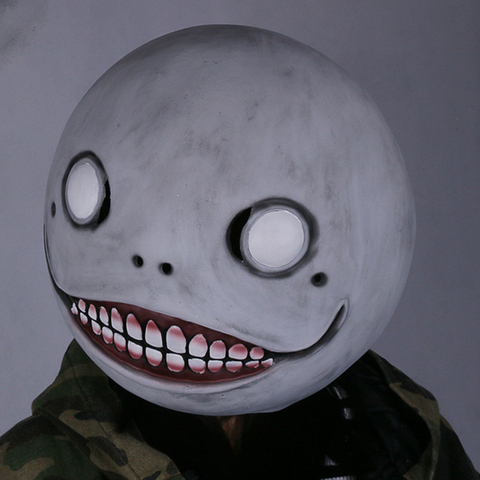 NieR:Automata Emil-mascarilla de cara completa para hombre y mujer, para Halloween, fiesta de Navidad, Cosplay de Horror ► Foto 1/5