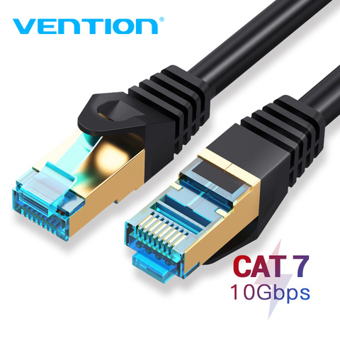 Cable Ethernet Vention Cat7, Cable Lan RJ45, Cable de red UTP Cat 7, Cable de parche para 2M/3M/1,5 M/8M/10M, Cable de ordenador portátil, Cable de enrutador ► Foto 1/6