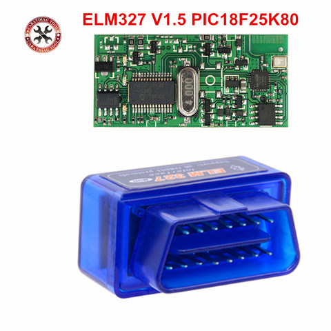 Herramienta de diagnóstico OBD2 con Bluetooth, Firmware V1.5 Super Mini ELM327 con PIC1825K80, ELM 2022 V1.5, novedad de 327, envío gratis ► Foto 1/6