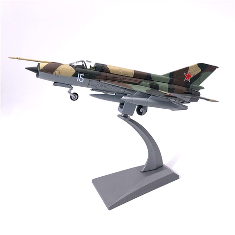 Modelo de avión de la Fuerza Aérea Rusa MiG-21, modelo de avión de aleación fundido a presión 1:72, aviones de metal ► Foto 1/6