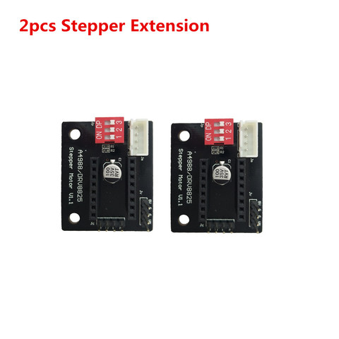 Extensor de controlador paso a paso V1.1 A4988 DRV8825, panel del conductor paso a paso, adaptador de motor adicional, placa de separación paso a paso, 2 uds. ► Foto 1/4