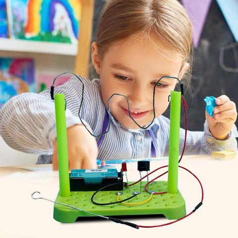 Kit de circuitos para experimentos físicos y científicos, componentes electrónicos ABS, juguetes educativos manuales para niños, Color aleatorio ► Foto 1/6