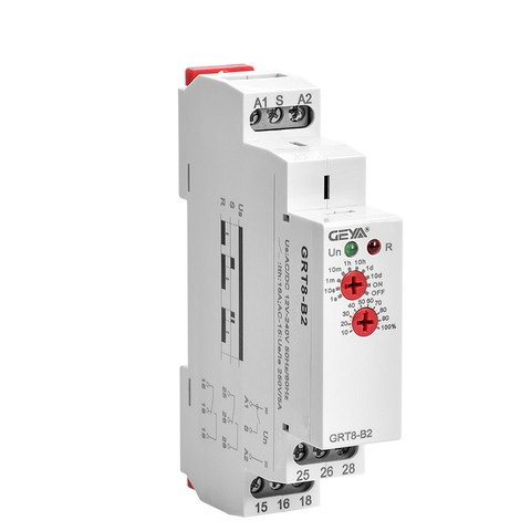 Relé temporizador de retardo 12V 24V 220V DIN Rail tipo relé de tiempo electrónico 220V o CA/DC12-240V ► Foto 1/6