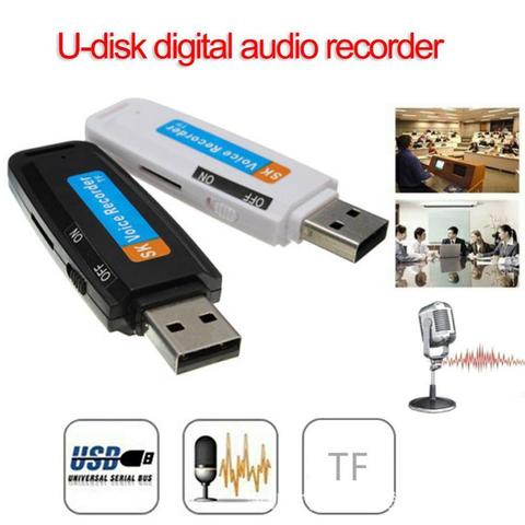 Mini grabadora de voz Digital dictáfono tarjeta grabadora de Audio USB para Win7 Sound SD Win8 2,0 Micro Drive Flash TF para 1-32 S3L1 ► Foto 1/6