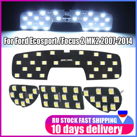 1Pc 12V blanco luz de lectura LED de coche luz Interior de la bóveda de la lámpara luces de mapa para Ford Ecosport/enfoque 2 MK2 2007-2014 2.0L 1.8L ► Foto 1/6