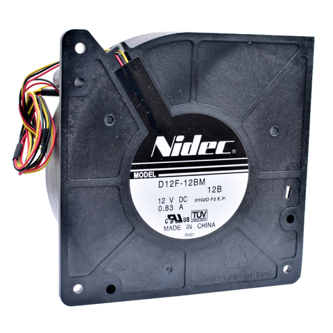 D12F-12BM 12B 12cm 120mm de 120X120X32mm DC12V 0.83A 3 líneas bola doble turbo ventilador centrífugo para proyector ventilador de refrigeración ► Foto 1/4