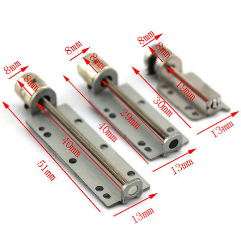 Micro Mini tornillo eléctrico de precisión de 30mm de 40mm de carrera, Motor paso a paso cc 5V, 2 fases, 4 cables de largo, actuador lineal de 8mm DIY ► Foto 1/5