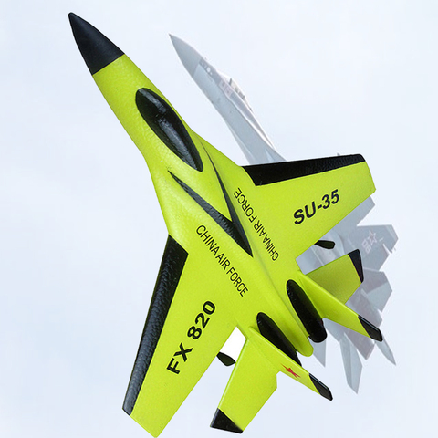 FX803 RC Avión de juguete EPP espuma eléctrica 2 CH Z51 Z50 RTF Radio Control remoto SU-35 empujador de cola Quadcopter avión planeador modelo ► Foto 1/6