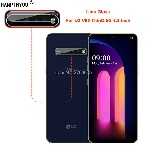 Protector de lente de cámara para LG V60 ThinQ 5G, película de protección de vidrio templado transparente ultrafina de 6,8 pulgadas, cubierta de la Lente de la cámara trasera ► Foto 1/6