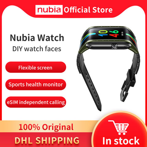 Nubia-reloj inteligente con Pantalla AMOLED, 4,01 