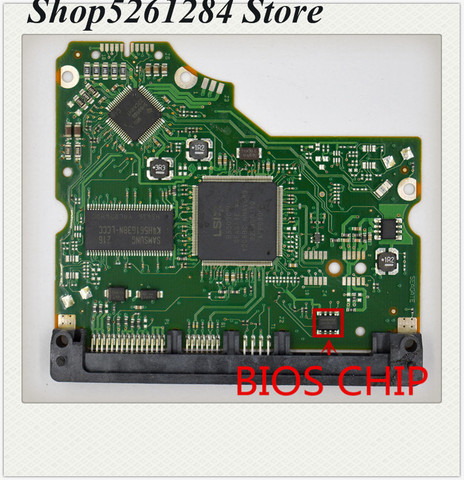 HDD PCB para Seagate placa lógica/número de placa: 100650117 REV un 8035 ST31000524AS... ST31000528AS... ST31500541AS ► Foto 1/3