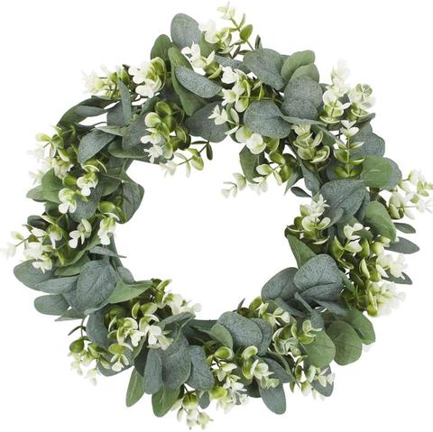 Guirnalda de plantas navideñas para decoración de puerta, suministros de boda y vacaciones, utilería para fotos, plantas, flores, fondo, guirnaldas de pared, decoración del hogar ► Foto 1/6